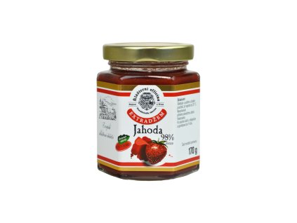 Extradžem 98% jahoda se stévií - Klášterní officína 170g