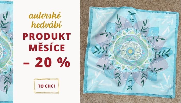 produkt měsíce autorské hedvábí