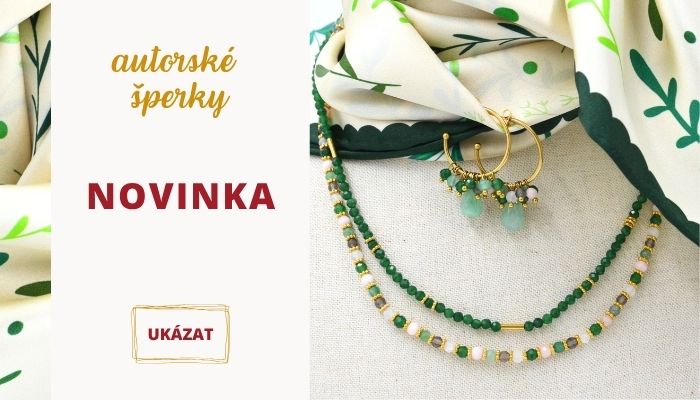 novinka autorské šperky