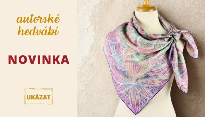 Novinka autorské šátky