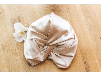 Hedvábný turban dvouvrstvý, HEDVÁBNÝ SVĚT (5)