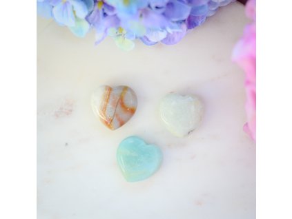 Amazonitové srdce, WHITE ORCHID (1)