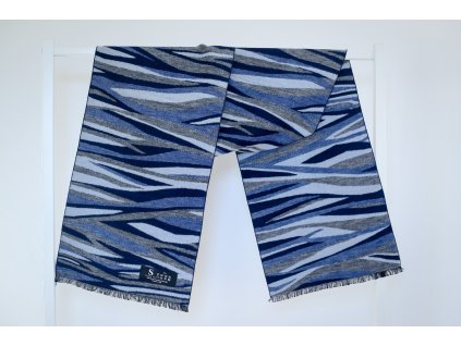 Šála z česaného hedvábí žíhaná, HEDVÁBNÝ SVĚT (3)