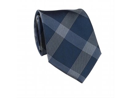 Hedvábná kravata modrošedá, HEDVÁBNÝ SVĚT