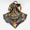 Prémiový oboustranný hedvábný šátek Art deco style, MB (3)
