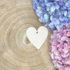 DIY Přírodní dřevěné srdíčko, WHITE ORCHID