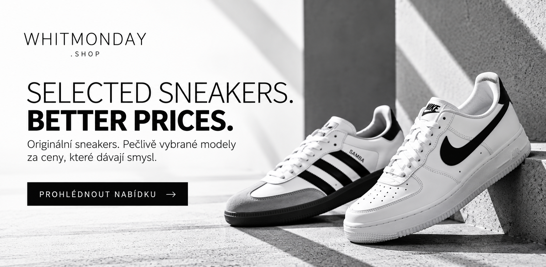 WHITMONDAY – originální sneakers Adidas a Nike