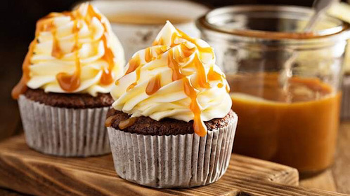Sticky Toffee Pudding cupcake