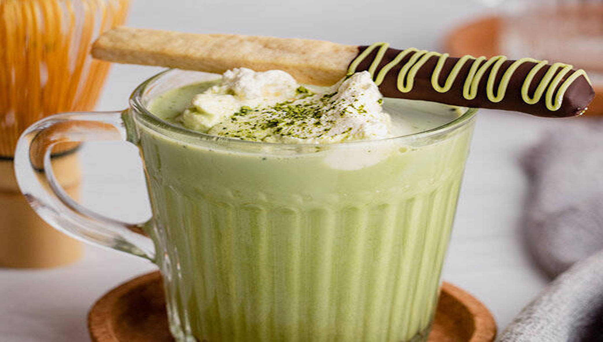Matcha Finger sušenky