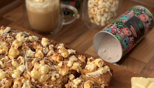 Toffee Popcorn Blondies