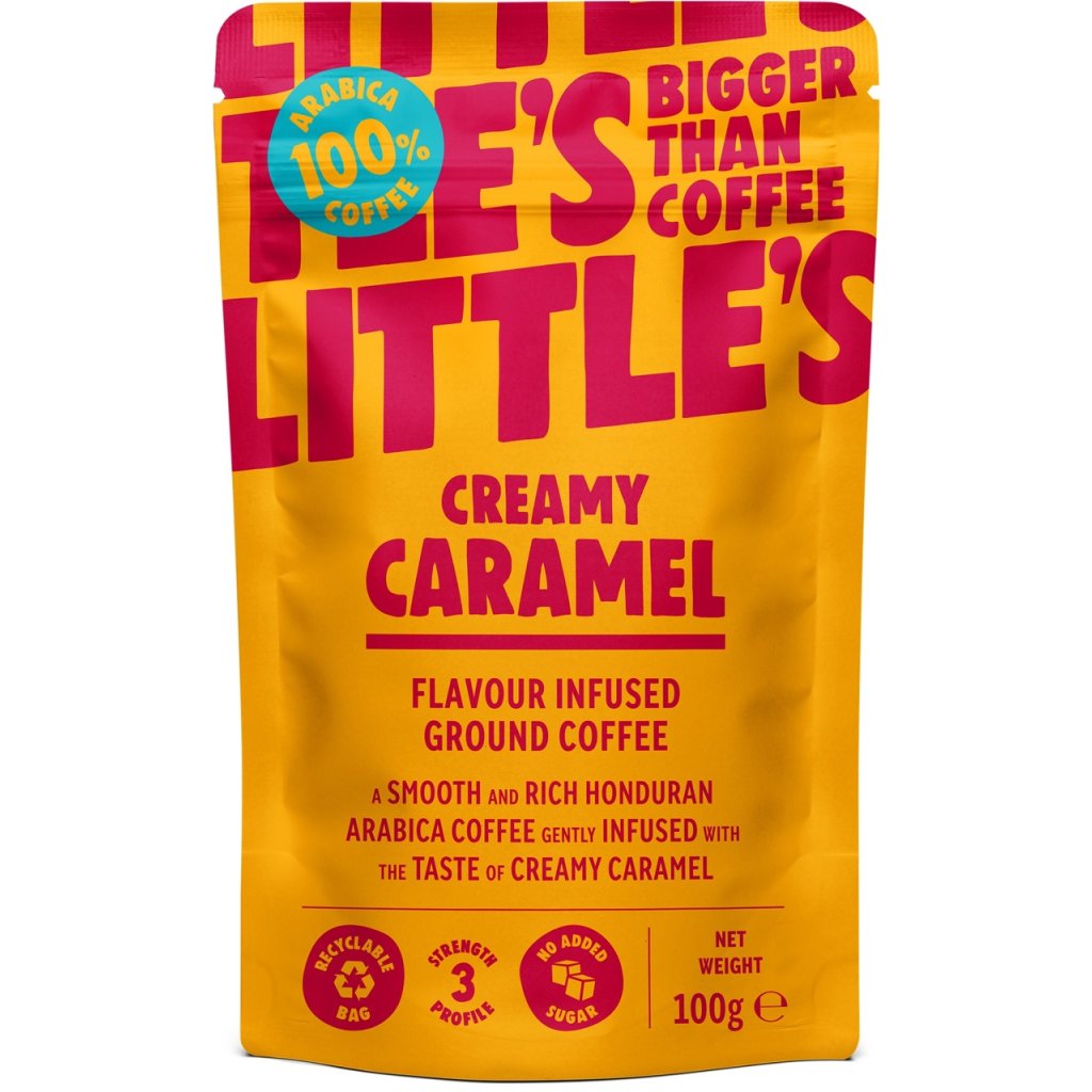 Mletá káva Little's s příchutí karamelu