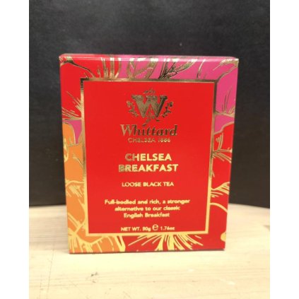 Chelsea Breakfast sypaný černý čaj poškozený obal