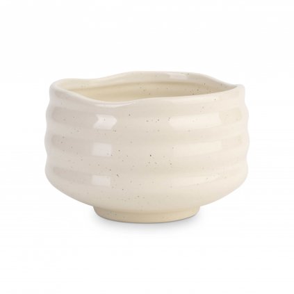 357350 Cotton White Matcha Bowl 1