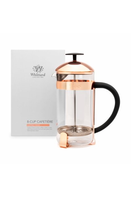 French press 8 cup meď