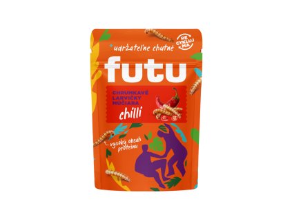 FUTU sušené larvy Múčiara obyčajného - chilli 20 g