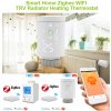 Tuya Wifi Termostatická Hlavice Designo - set 3 ks, brána Zigbee a Spínanie kotla, tepelného čerpadla