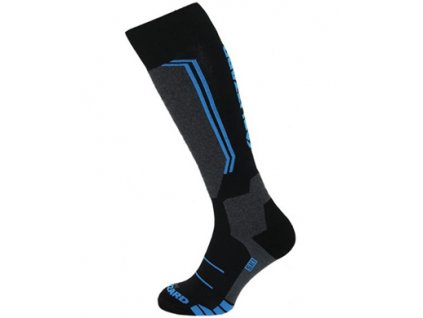 BLIZZARD Allround wool ski socks,black/anthracite/blue, 2022, 43-46