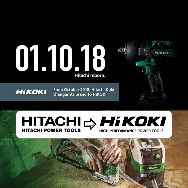 HITACHI mění název na HiKOKI, špičková kvalita zůstává