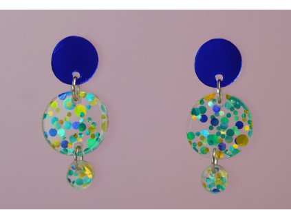 Oblázky zelenomodré