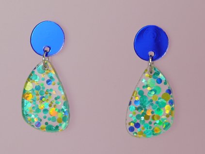 Oblázky zelenomodré