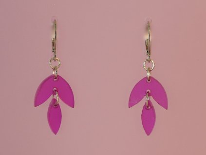 Lístky růžové mini