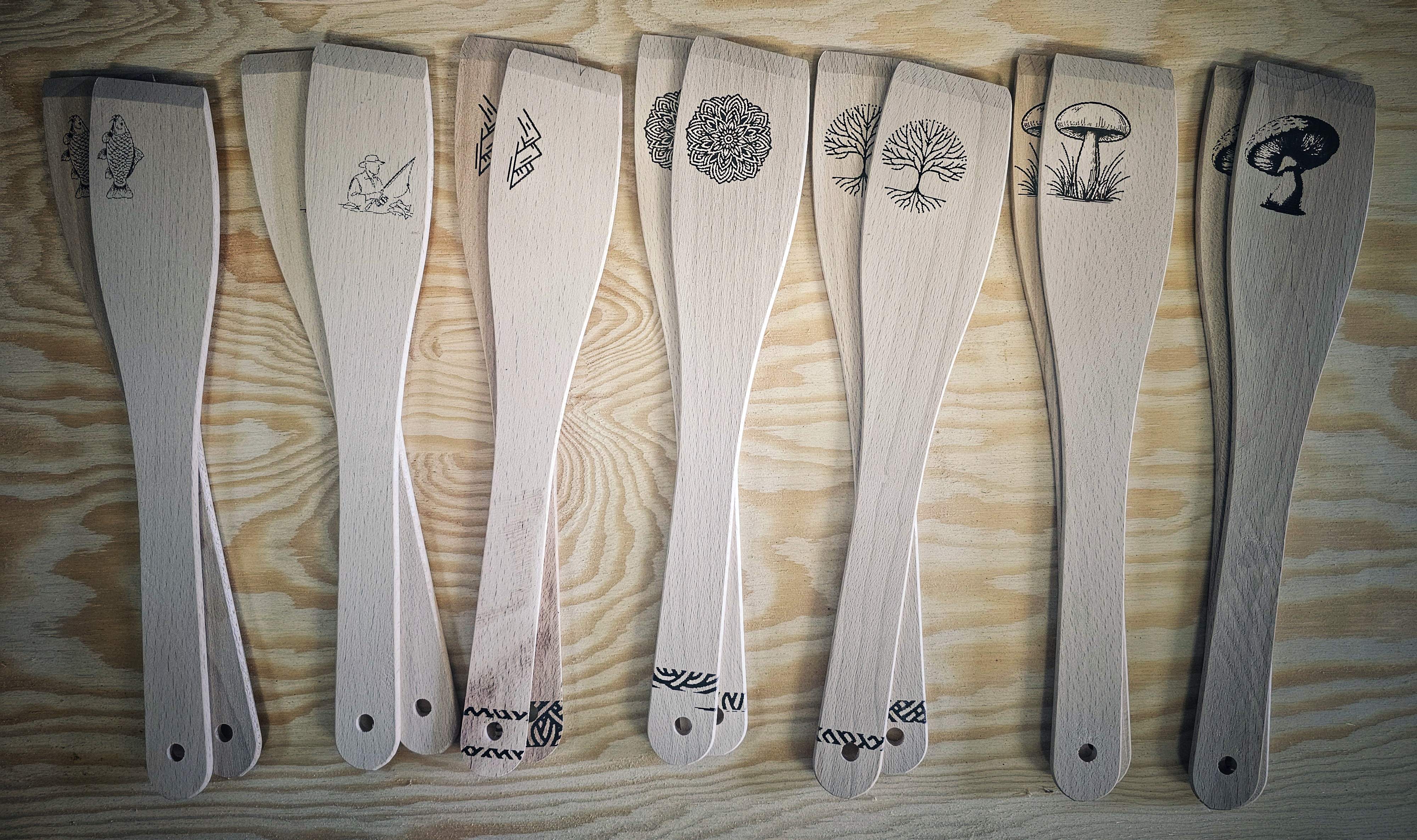 Vařečky s obrázkem