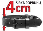 Obojky s šířkou popruhu 4 cm