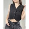 Crop vesta black