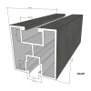 Alu profil 40x40mm pro solarni panely obr11