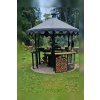 ÜBERDACHUNG FÜR GARTEN-GRILLZENTRUM – RUND