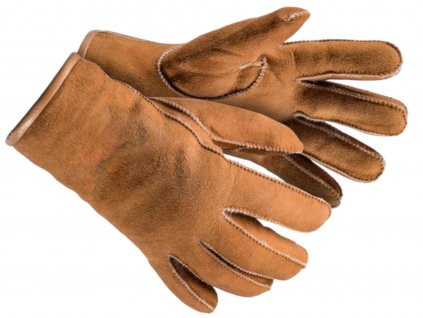 Semišové unisex prstové rukavice