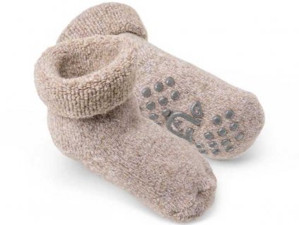 Vysoce kvalitní vlněné dětské ponožky, protiskluzové pro miminko i větší děti