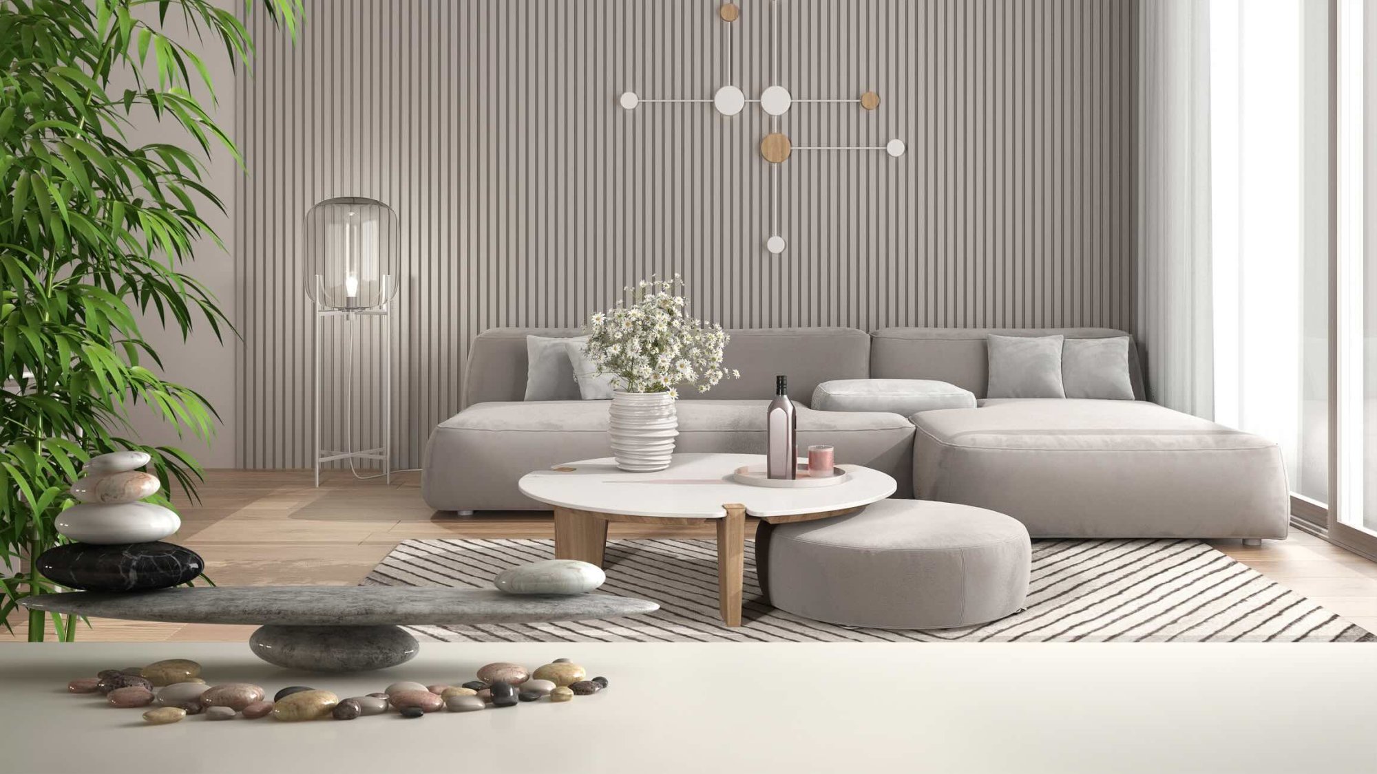 Obývací pokoj podle feng shui – kam umístit pohovku, televizi i rostliny