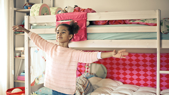 Děti prostě milují palandy