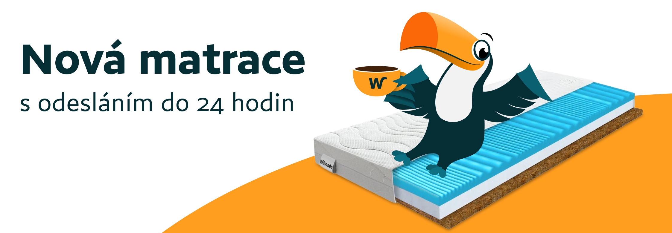 Nová matrace odesíláme do 24h | Wilsondo.cz