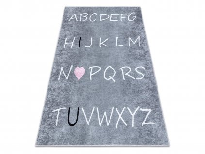Koberec Abeceda má dokonalý jednoduchý design.