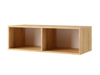 Nástěnná police Calabrini P100 - dub zlatý