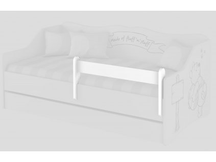 Bariérka na detské postele - biela