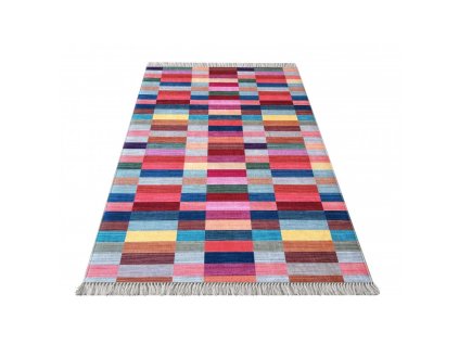 Barevný moderní koberec BLAK 01