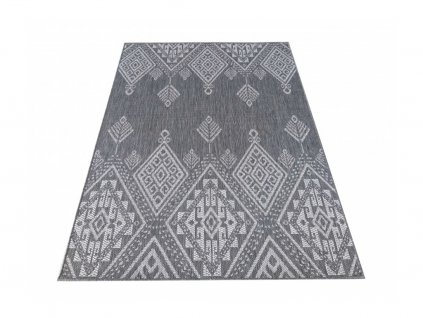 Obojstranný tkaný koberec Zara 13 Grey