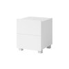 Noční stolek Calabrini - bílý
