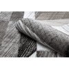 Šedo-černý obdélníkový koberec Bax