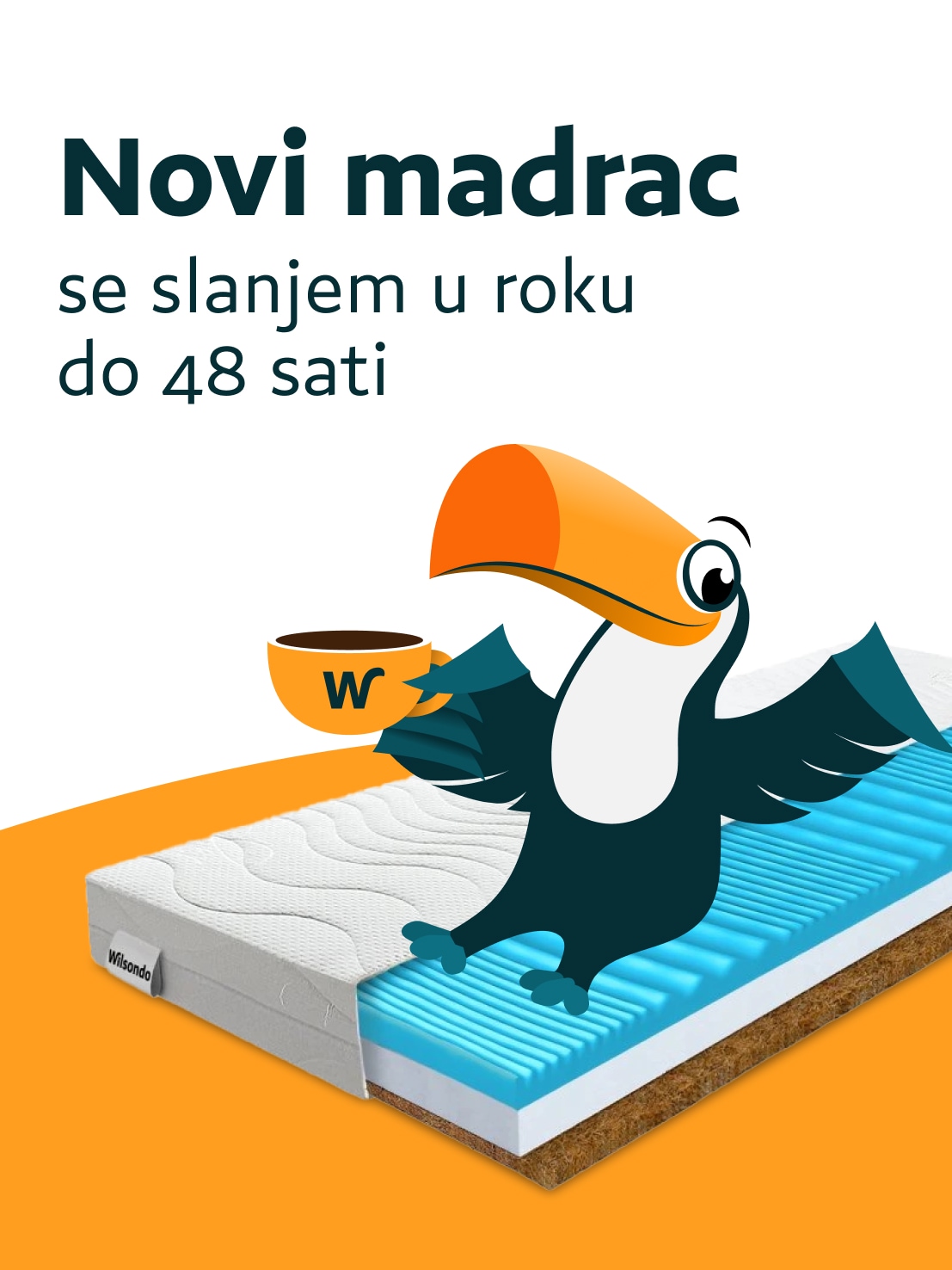 Novi madrac se slanjem u roku do 48 sati | Wilsondo.hr