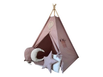 Teepee stan - ružová
