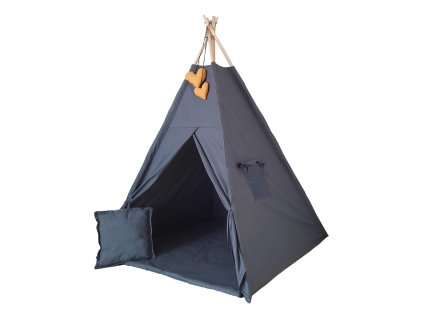 Teepee šator - tamnosiva