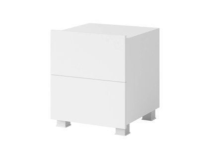 Noćni ormarić Calabrini u bijeloj boji