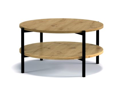 Konferencijski stolić Sigma B u hrastovoj boji