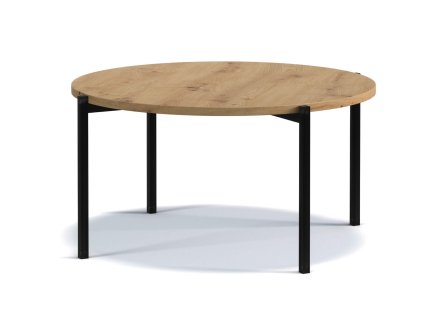 Konferencijski stolić Sigma A u boji hrasta artisan.