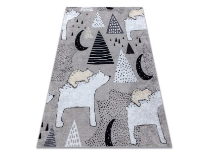 Dječji protuklizni tepih Mladunče i medvjed.