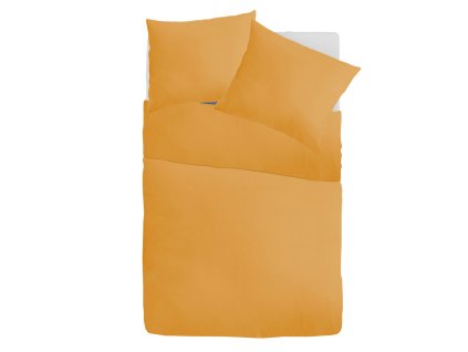 Pamučna posteljina Klarisa - senf boja